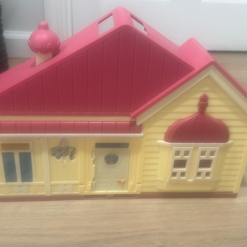 Charming Red and Yellow Playhouse